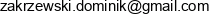 Dominik Zakrzewski Manual Medic Gabinet Rehabilitacji Email address