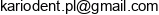 Kariodent Email address