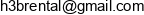 H3b Rental Adres e-mail