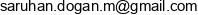 Saruhan Email address
