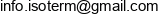Isoterm Email address