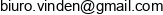Vinden Email address