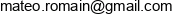 Romain Mateo Business Consultancy Email address