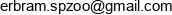 Erbram Adres e-mail