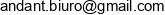 Andant Adres e-mail