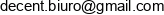 Decent Rp Email address