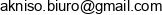 Akniso Adres e-mail