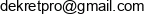 Dekret Pro Adres e-mail