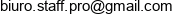 Staff Pro Adres e-mail