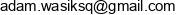 Adam Wasik Email address