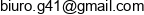 G 41 Email address