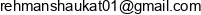 Shaukat Adres e-mail