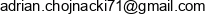 Adrian Chojnacki Software Development Email address