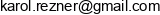 Karol Rezner Kar Zaklad Mechaniczny Obrobki Skrawaniem Email address