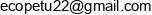 Ecopetu Email address