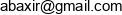Abaxir Email address