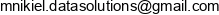 Marcin Nikiel Data Solutions Email address