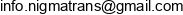 Nigma Trans Email address