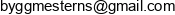 Byggmester Email address