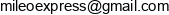 Mileo Express Email address