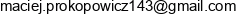 Instalacje Elektryczne Maciej Prokopowicz Email address
