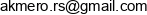 Akmero Email address