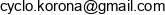 Cyclo Korona Email address