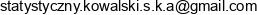 Statystyczny Kowalski Email address