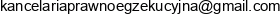 Kancelaria Prawno Egzekucyjna Dusi Grosz Email address