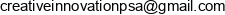 Creative Innovation Email address