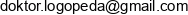 Doktor Logopeda Marta Lichwa Adres e-mail