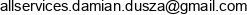 Allservices Damian Dusza Adres e-mail