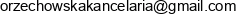 Kancelaria Adwokacka Urszula Orzechowska Email address