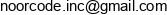 Noor Code Adres e-mail