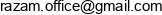 Razam Email address