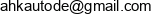 Ahkauto Adres e-mail