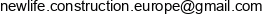 New Life Construction Europe Adres e-mail