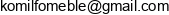 Sergii Lysogor Komilfo Meble Email address