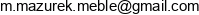 M Meble Mariusz Mazurek Email address