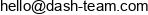 Dash Team Adres e-mail