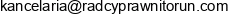 Kancelaria Radcow Prawnych Bilinska Saran Email 1