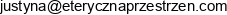 Justyna Zt Rk Eteryczna Przestrzen Email address