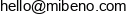 Mibeno Adres e-mail