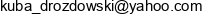 Jakub Drozdowski Email address