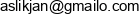 Aram Aslikyan Email address