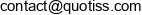 Quotiss Adres e-mail