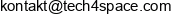 Tech4space Adres e-mail