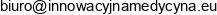 Klaster Innowacyjna Medycyna Email address