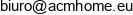 Acm Adres e-mail