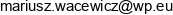 Wacewicz Adres e-mail